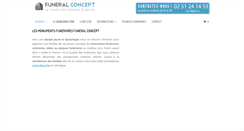 Desktop Screenshot of funeral-concept.fr
